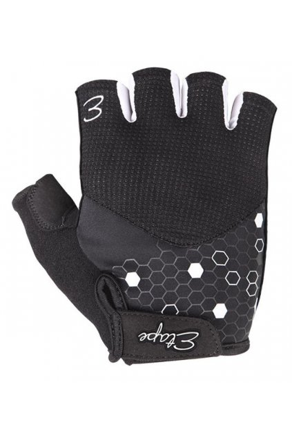Dámské cyklistické rukavice ETAPE BETTY, černá/bílá
