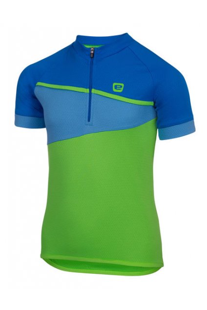Dětský letní cyklistický dres ETAPE PEDDY, zelená|modrá