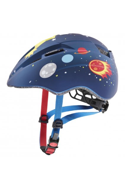 Dětská cyklistická helma UVEX KID 2 CC, DARK BLUE ROCKET MAT