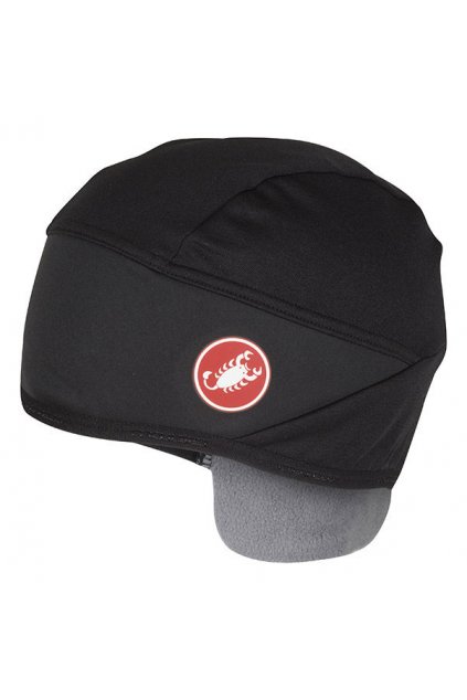 Castelli – čepice pod přilbu Estremo WS Skully, black