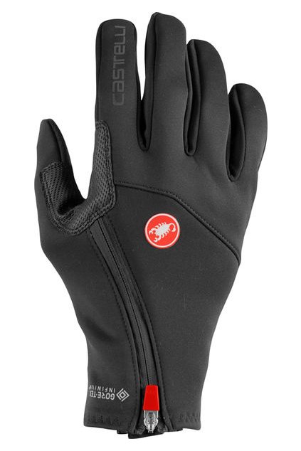 Pánské cyklistické rukavice CASTELLI Mortirolo, light black