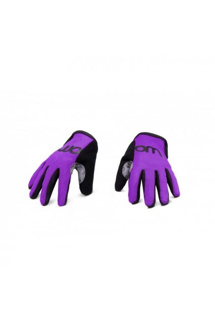 Dětské cyklistické rukavice WOOM purple haze