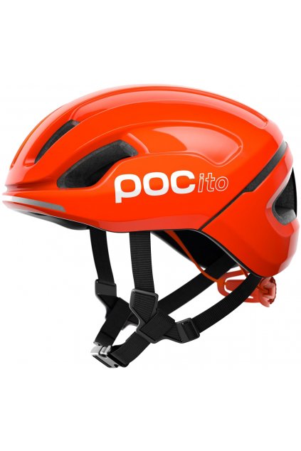 Dětská cyklistická helma POC Pocito Omne Spin, Fluorescent Orange