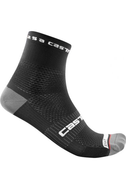 Pánské cyklistické ponožky CASTELLI Rosso Corsa Pro 9, black