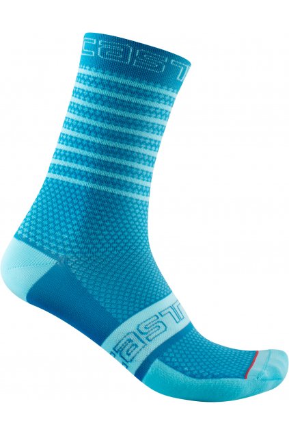 Dámské cyklistické ponožky CASTELLI Superleggera 12, marine blue
