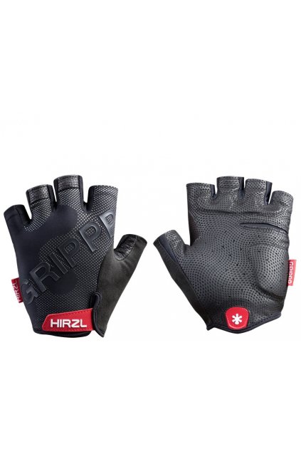 Cyklistické rukavice HIRZL Grippp Tour SF 2.0, černá