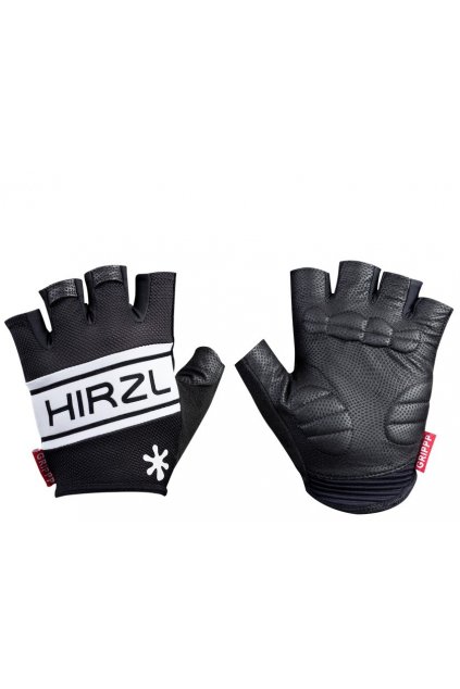Cyklistické rukavice Hirzl Grippp comfort SF, černá/bílá