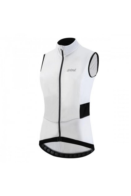 Dámská cyklistická vesta Dotout Tempo Vest - white/black