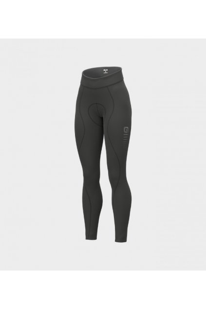 Dámské zimní cyklistické kalhoty ALÉ SOLID ESSENTIAL, black (Velikost XL)