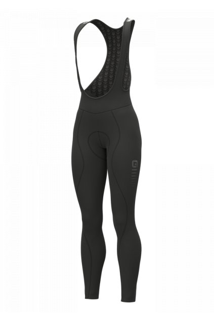 Dámské zimní cyklistické kalhoty ALÉ SOLID ESSENTIAL, black (Velikost XL)