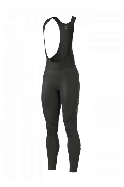 Pánské zimní cyklistické kalhoty ALÉ R-EV1 SPEEDFONDO PLUS, black (Velikost XXL)