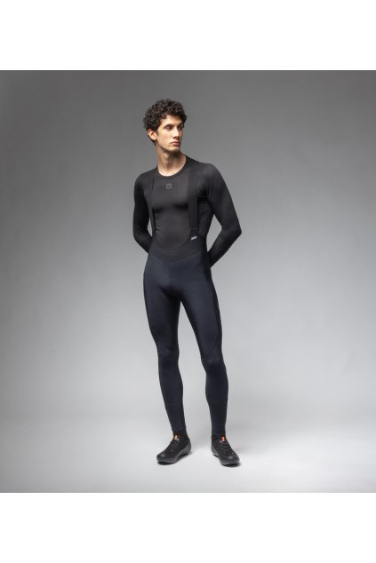 Pánské zimní cyklistické kalhoty ALÉ R-EV1 SPEEDFONDO PLUS, black