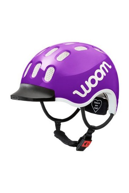 Dětská cyklistická helma WOOM purple