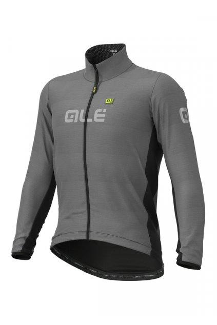 Pánská celoreflexní cyklistická bunda ALÉ GUSCIO BLACK REFLECTIVE JACKET