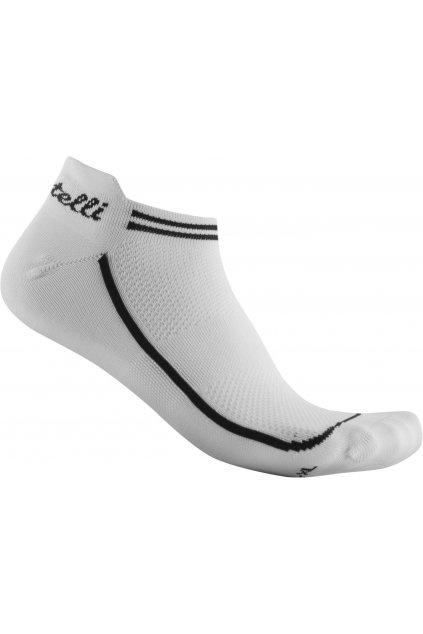 Dámské cyklistické ponožky CASTELLI Invisible, white