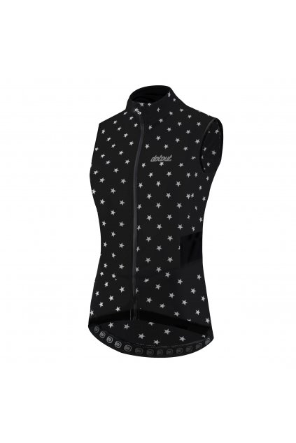 Dámská cyklistická vesta Dotout Tempo Vest - black/white