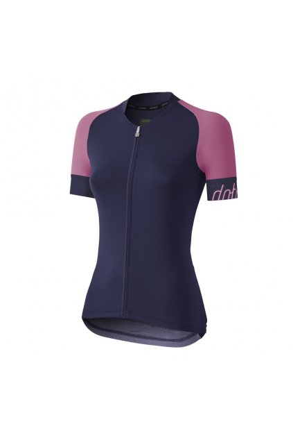 Dámský cyklistický dres Dotout Crew W Jersey-blue-pink