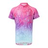 Dětský cyklistický dres SILVINI Scrivia, fuchsia turquoise