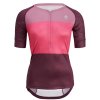 Dámský letní cyklistický dres SILVINI Stabina, plum-fuchsia