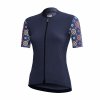 Dámský letní cyklistický dres DOTOUT Check, melange blue