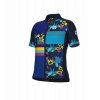 Dětský letní cyklistický dres ALÉ PASTEL KID, blue