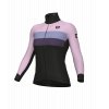 Dámský zateplený cyklistický dres ALÉ CHAOS OFF ROAD - GRAVEL, blackberry purple