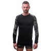 Pánské funkční triko SENSOR MERINO IMPRESS, černá/honeycomb
