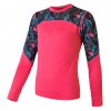 Set dětského funkčního prádla SENSOR MERINO IMPRESS, magenta/floral