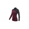 Dámské teplé funkční prádlo SENSOR MERINO EXTREME zip, port red/černá