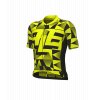 Pánský letní cyklistický dres ALÉ PR-E MULTIVERSO, fluo yellow