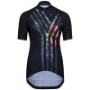 Dámský letní cyklistický dres SILVINI Calnia, black/charcoal