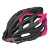 Dámská cyklistická přilba ETAPE VESPER, černá/růžová mat