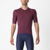 Pánský cyklistický dres CASTELLI Espresso, deep bordeaux/silver moon