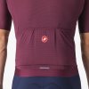Pánský cyklistický dres CASTELLI Espresso, deep bordeaux/silver moon