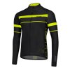 Pánský zateplený cyklistický dres ETAPE COMFORT 2.0, černá/žlutá fluo