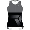 Dámský letní cyklistický dres SILVINI Escolca, grey/black