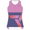 Dámský letní cyklistický dres SILVINI Escolca, blush/plum