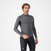 Castelli – pánské funkční prádlo Flanders 2 LS, grey (Velikost L)