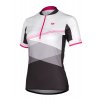 Dámský letní cyklistický dres ETAPE LIV, bílá|růžová