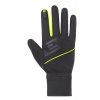 Zimní sportovní rukavice ETAPE  EVEREST WS+, černá/žlutá fluo