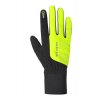 Zateplené rukavice ETAPE Skin WS+, černá/žlutá fluo