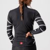 Dámský zateplený cyklistický dres CASTELLI Diagonal, light black