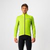 Pánská cyklistická bunda CASTELLI Squadra Stretch, yellow fluo/dark gray