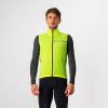 Pánská cyklistická vesta CASTELLI Squadra Stretch, yellow fluo/dark gray