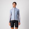 Dámská cyklistická bunda CASTELLI Squadra Stretch, silver gray/dark gray