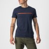 Pánské triko CASTELLI Ventaglio Tee, savile blue/red