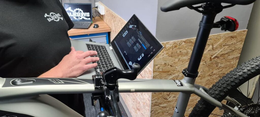 Počítačová diagnostika elektrobicykla