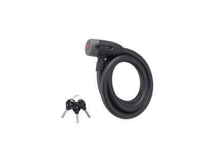 Zámok špirálový  CABLE, 15x1500mm