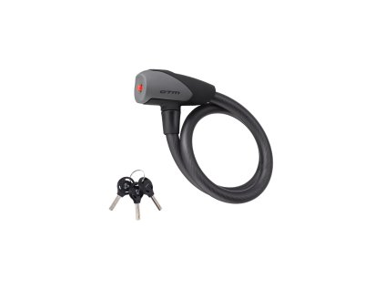 Zámok slučkový  CABLE, 12x650mm