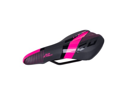 Sedlo  detské Flash, čierna/ružová, 16/20''